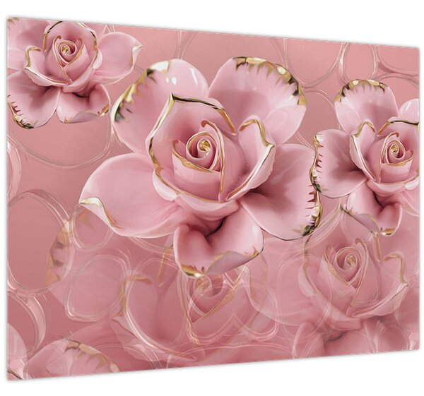 Tablou - Decor floral (70x50 cm)