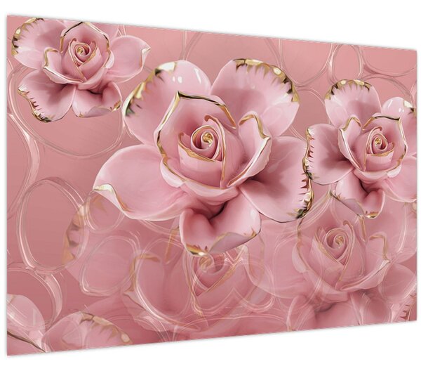 Tablou - Decor floral (90x60 cm)