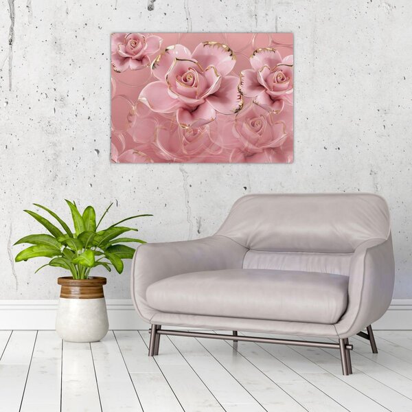 Tablou - Decor floral (70x50 cm)