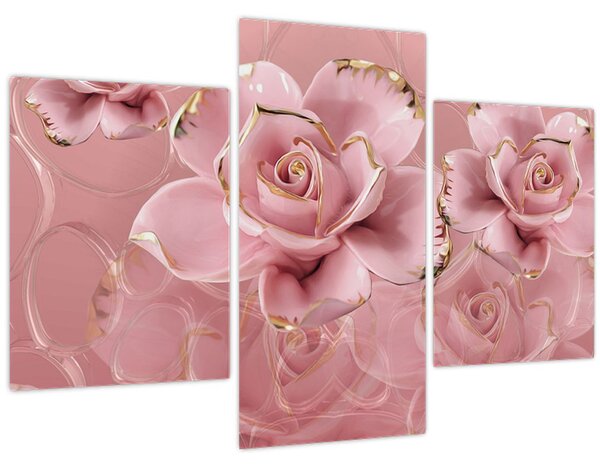 Tablou - Decor floral (90x60 cm)