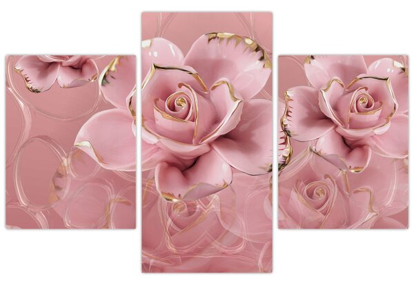 Tablou - Decor floral (90x60 cm)