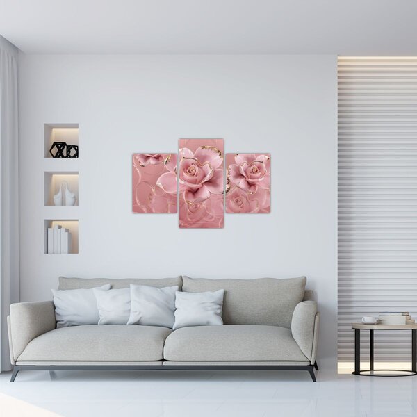 Tablou - Decor floral (90x60 cm)