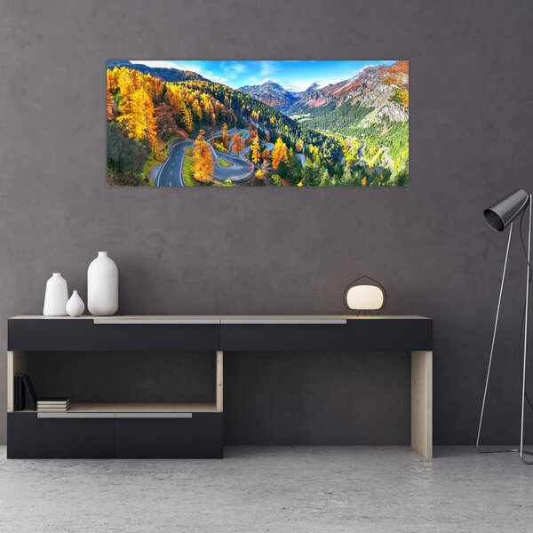 Tablou - Trecătoarea Malay Pass (120x50 cm)