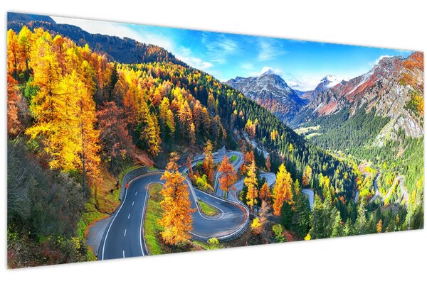 Tablou - Trecătoarea Malay Pass (120x50 cm)