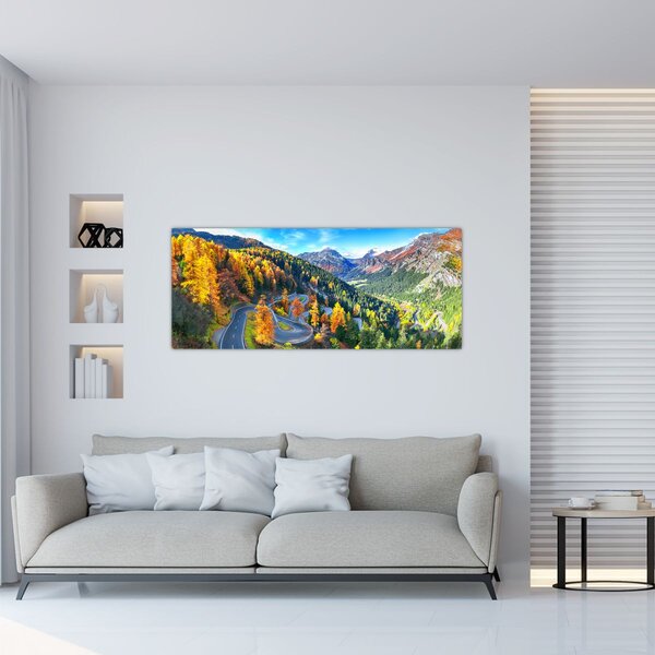 Tablou - Trecătoarea Malay Pass (120x50 cm)