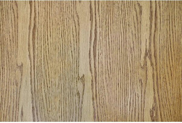 Masa mare living DERRICK, stejar natural/negru, 160/200x90x75 cm