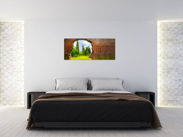 Tablou - Grădina Edenului (120x50 cm)