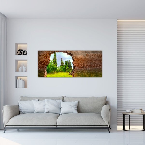 Tablou - Grădina Edenului (120x50 cm)