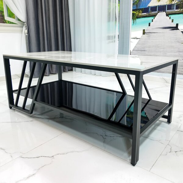 Măsuță de cafea Indianapolis DENVER | Design modern | Blat ceramic