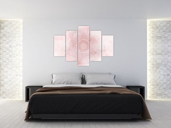 Tablou - Mandala roz (150x105 cm)