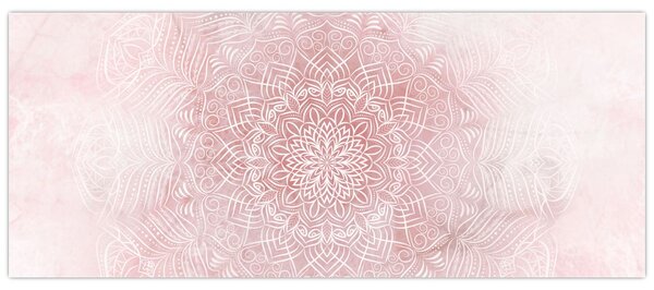 Tablou - Mandala roz (120x50 cm)