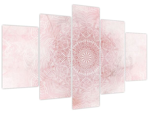 Tablou - Mandala roz (150x105 cm)