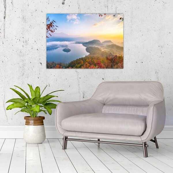Tablou - Lacul Bled (70x50 cm)