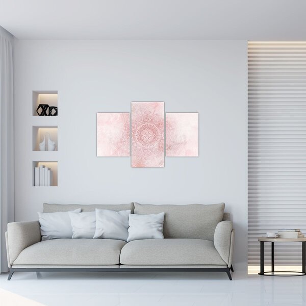 Tablou - Mandala roz (90x60 cm)