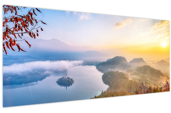 Tablou - Lacul Bled (120x50 cm)