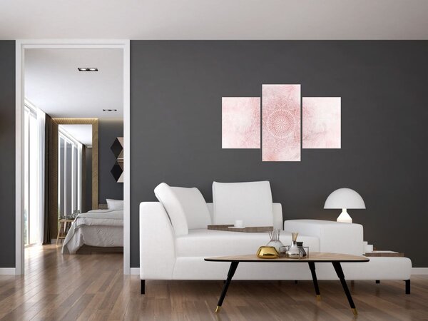 Tablou - Mandala roz (90x60 cm)