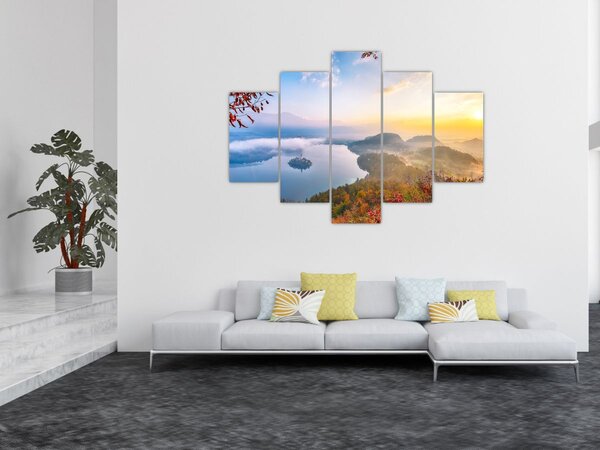 Tablou - Lacul Bled (150x105 cm)