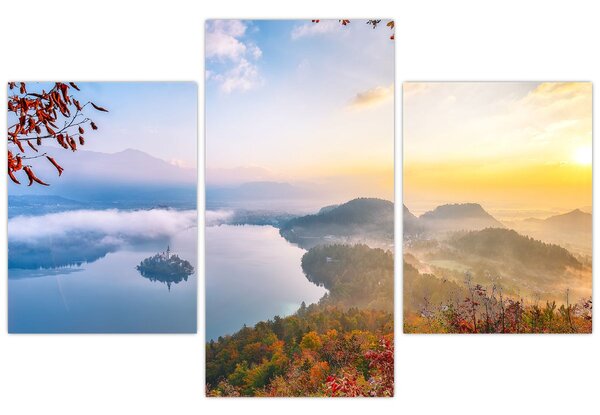 Tablou - Lacul Bled (90x60 cm)
