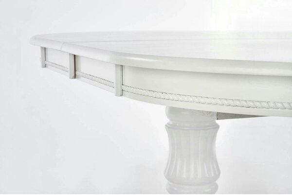 Masa alba vintage JOSEPH, 150/190x90x77 cm