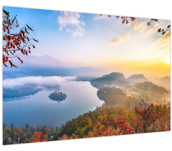 Tablou - Lacul Bled (90x60 cm)