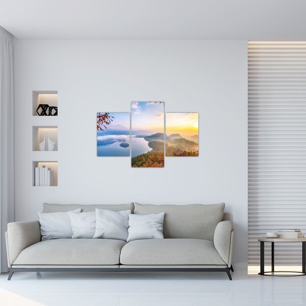 Tablou - Lacul Bled (90x60 cm)