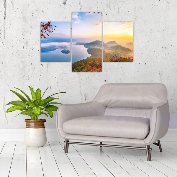 Tablou - Lacul Bled (90x60 cm)