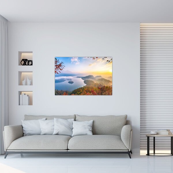 Tablou - Lacul Bled (90x60 cm)