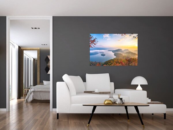 Tablou - Lacul Bled (90x60 cm)