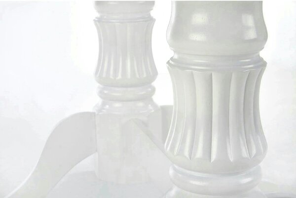 Masa alba vintage JOSEPH, 150/190x90x77 cm