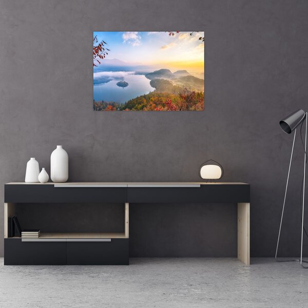 Tablou - Lacul Bled (70x50 cm)
