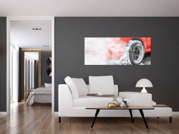 Tablou - Mașină de curse (120x50 cm)