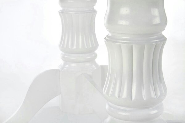 Masa alba vintage JOSEPH, 150/190x90x77 cm