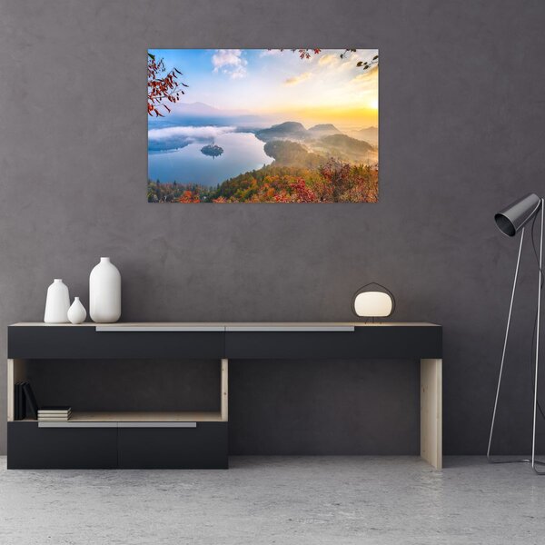 Tablou - Lacul Bled (90x60 cm)