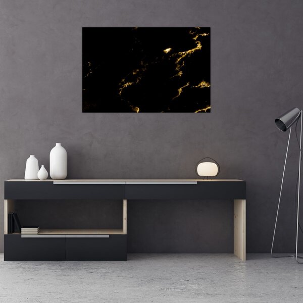 Tablou - Decor rău (90x60 cm)