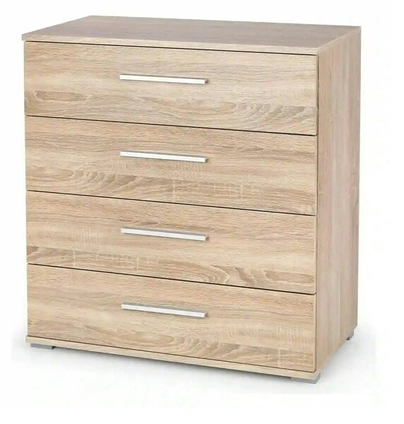 Comoda LIMA KM-3, stejar sonoma, PAL laminat, 77x40x82 cm