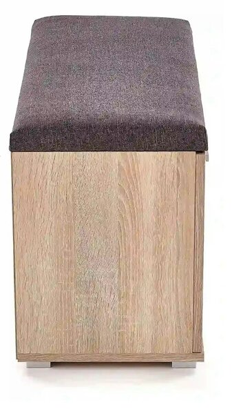 Pantofar LIMA ST2, gri/stejar sonoma, PAL laminat, 70x32x45 cm