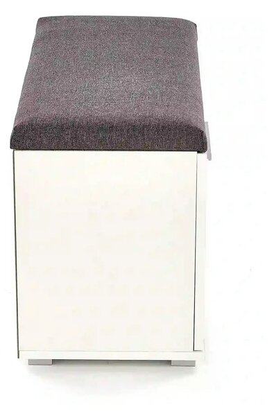 Pantofar LIMA ST2, gri/alb, PAL laminat, 70x32x45 cm