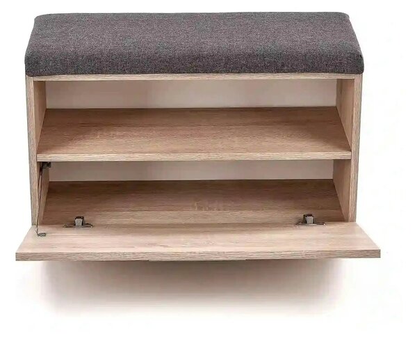 Pantofar LIMA ST2, gri/stejar sonoma, PAL laminat, 70x32x45 cm