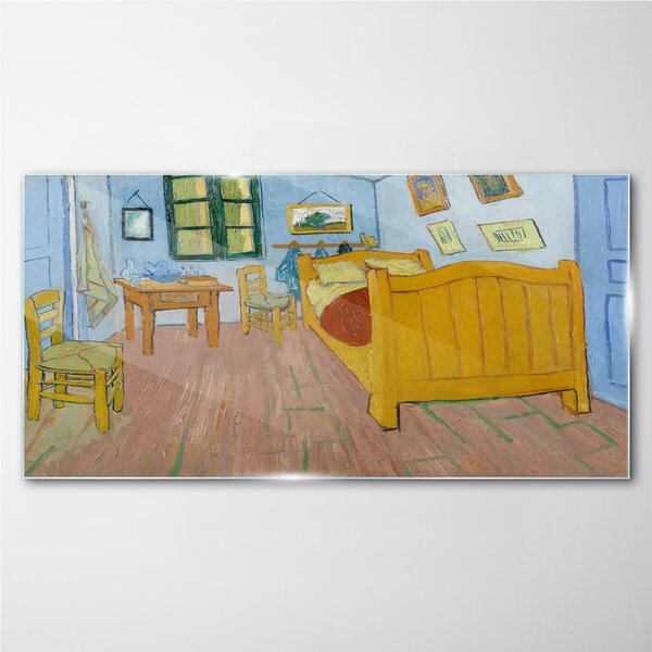 Tablou sticla Dormitor în Arles Van Gogh