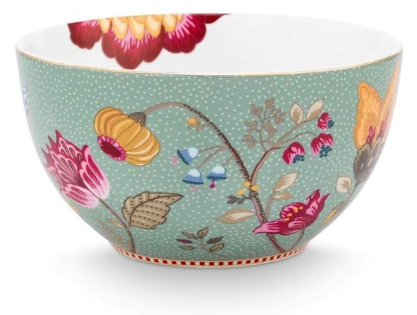 Bol din porțelan, Pip Studio, Blue, 15 cm, colecția Blooming Tales