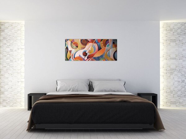 Tablou - Abstract muzical (120x50 cm)