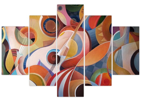 Tablou - Abstract muzical (150x105 cm)