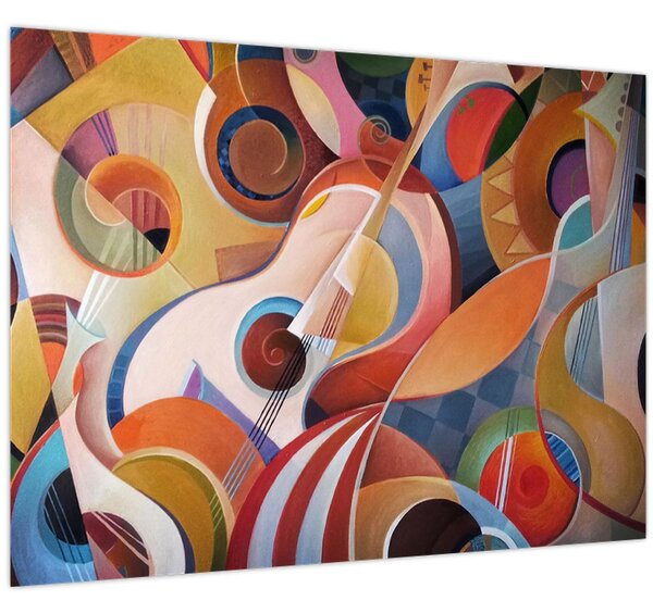 Tablou - Abstract muzical (70x50 cm)