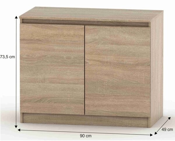 Dulap Hannah New 08 (Stejar sonoma). 1021325