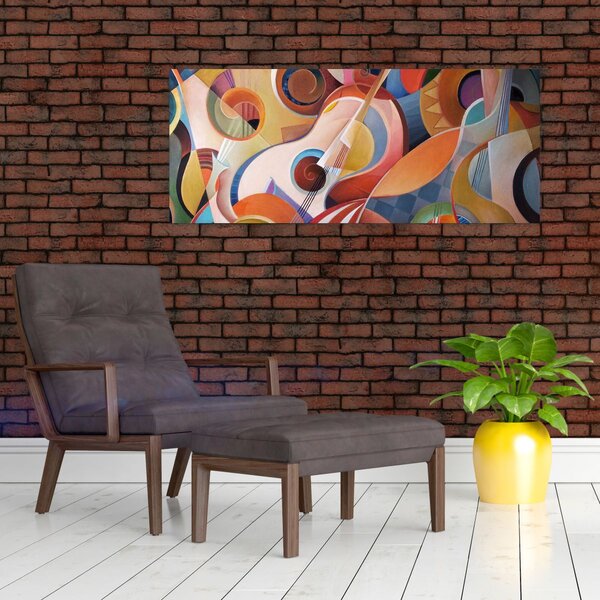 Tablou - Abstract muzical (120x50 cm)
