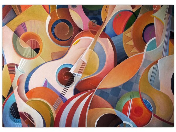 Tablou - Abstract muzical (70x50 cm)