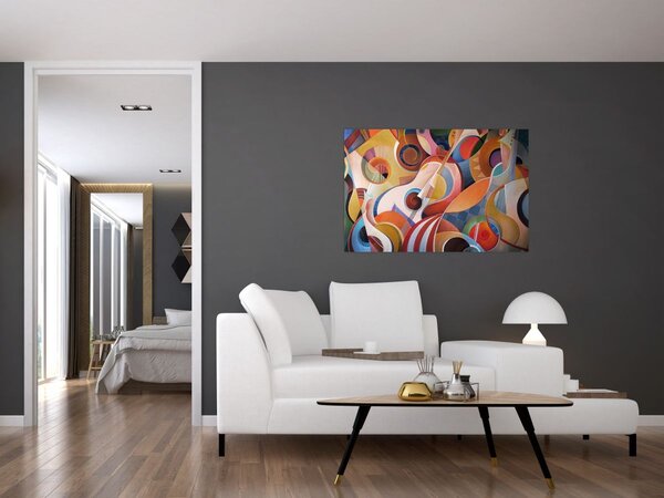 Tablou - Abstract muzical (90x60 cm)