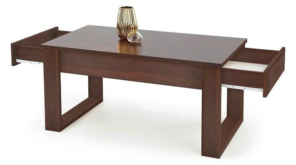 Masuta NEA, nuc inchis, PAL furniruit, 110x60x52 cm