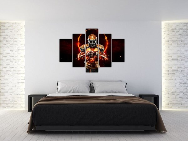 Tablou - Jucător de fotbal american (150x105 cm)