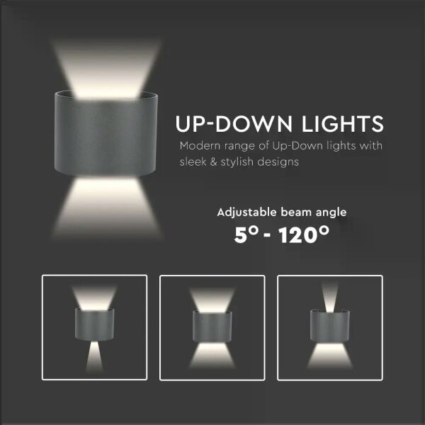 Aplică LED de exterior LED/6W/230V 4000K IP65 negru